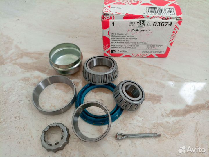 К-кт подшипника задней ступицы 191598625