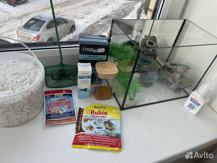 Аквариум 10 л с полным набором