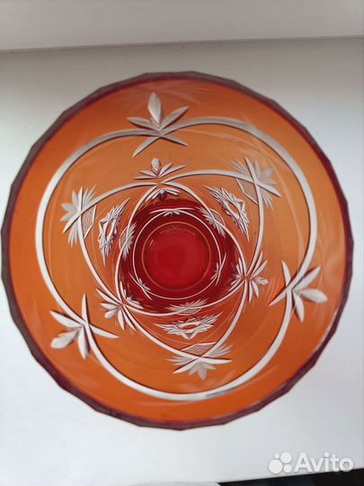 Ваза для цветов хрусталь СССР 70-х