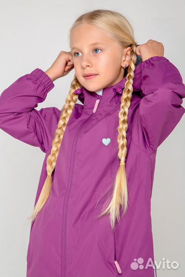 Плащ ветровочный для девочки Crockid вк (116-122)