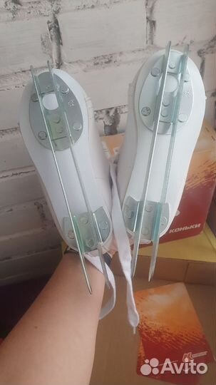 Коньки фигурные детские двухполозные 28 размер