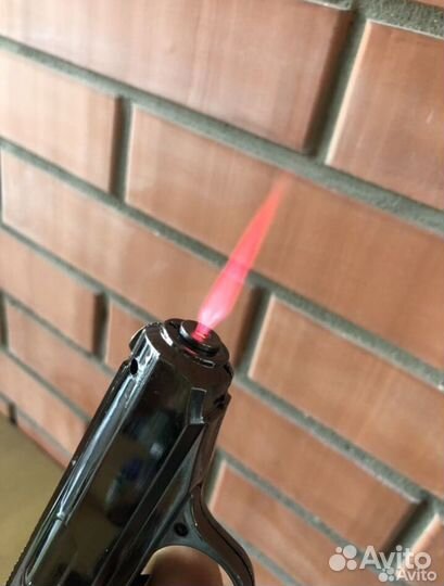 Зажигалка пистолет Вальтер с кобурой