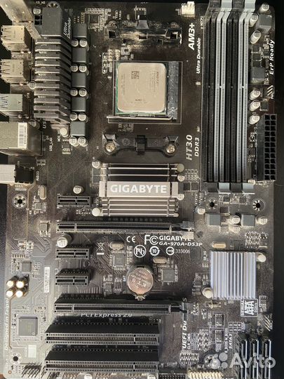 Материнская плата am3 plus+ Fx6350+16gb ddr3