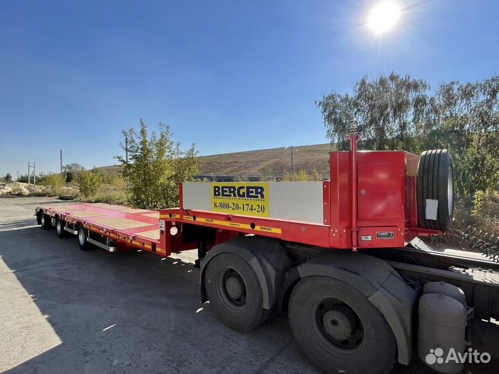 Полуприцеп трал (тяжеловоз) Berger 9853, 2023