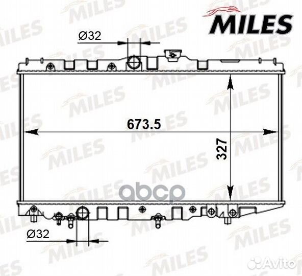 Acrb279 miles Радиатор системы охлаждения acrb2