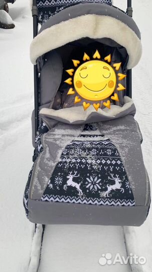 Коляска санки