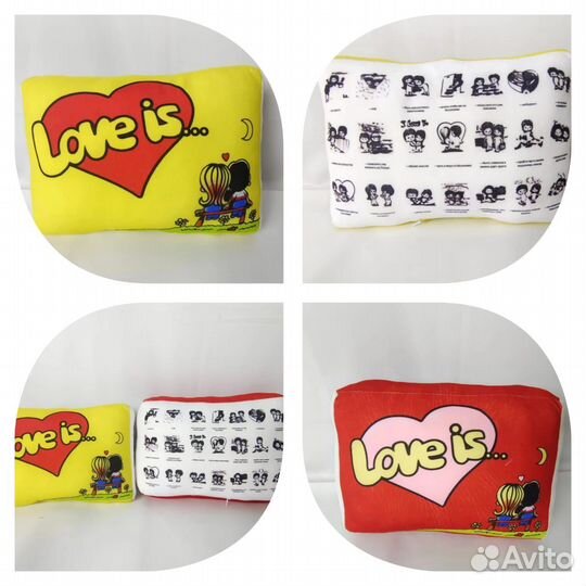 Подушка love is