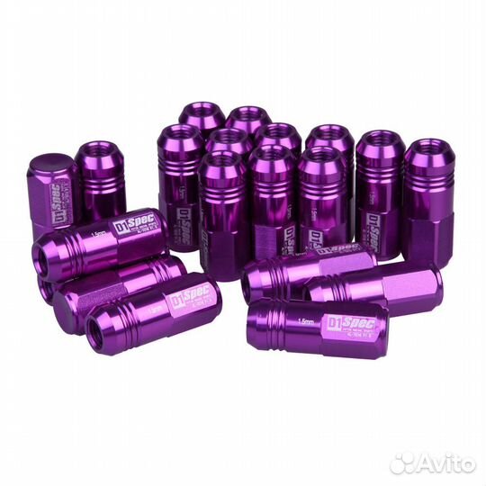 Гайки D1 Spec Racing Nut M12x1.25 (Фиолетовый)