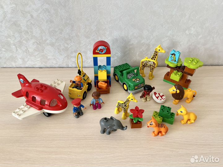 Лего Дупло Путешествие в Африку 3 набора