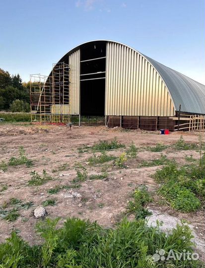 Ангар зернохранилище и овощехранилище под ключ