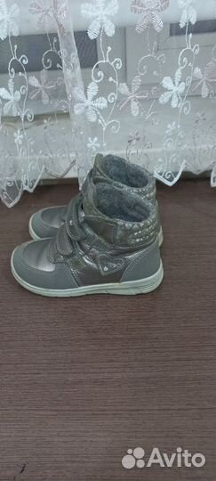Ботинки демисезонные котофей для девочки 24 р-р