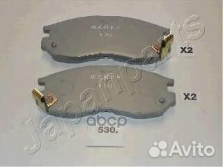 Japanparts Колодки пер.диск.Mitsubishi Colt