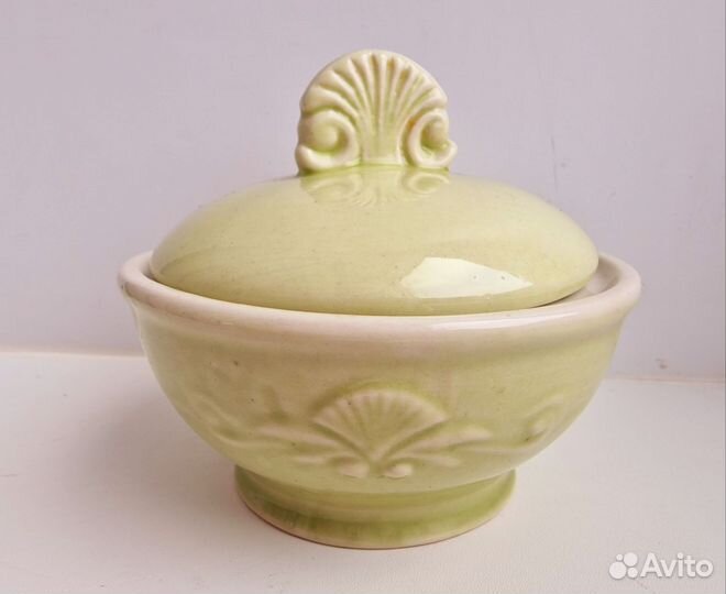 Старинная сахарница фаянс, период СССР