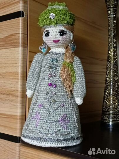 Вязаные интерьерные куклы
