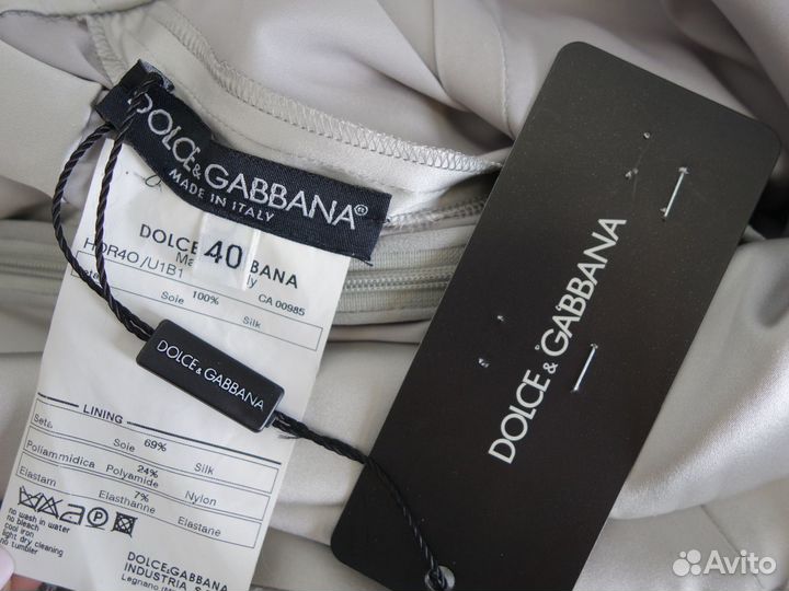 Dolce Gabbana платье шелк оригинал новое