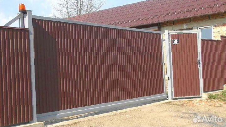 Откатные ворота механика