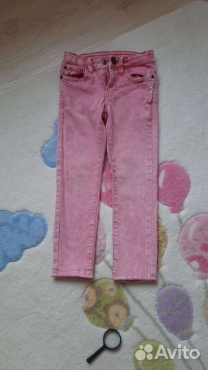 Джинсы zara для девочки 110,116
