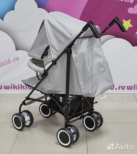 Коляска трость Luxmom, цвет серый