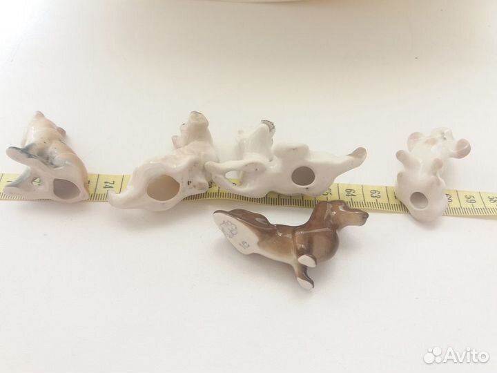 Фарфоровые статуэтки лфз все 4 шт