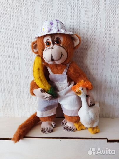 Обезьянка ручной работы