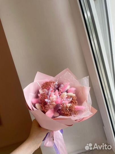 Букетики из сухоцветов