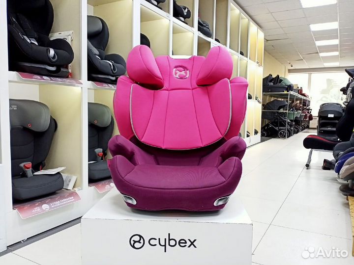 Автокресло 3-12лет Cybex solution Z i-fix Pink
