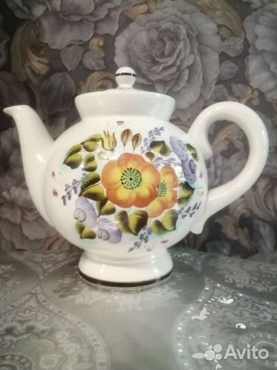 Фарфоровый чайник СССР