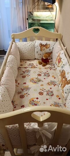 Бортики в детскую кроватку