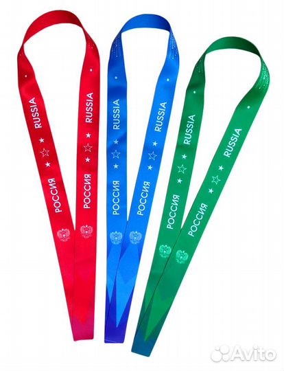 Ленты для бейджей и медалей с логотипом