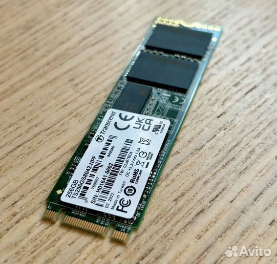 SSD накопитель m.2 SATA Transcend 256Gb