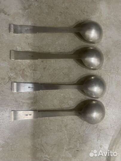 Чайные ложки серебро 875