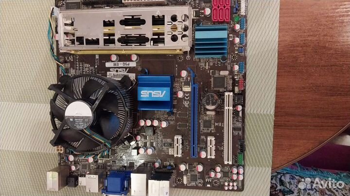 Asus P5Q - EM.проц E7500