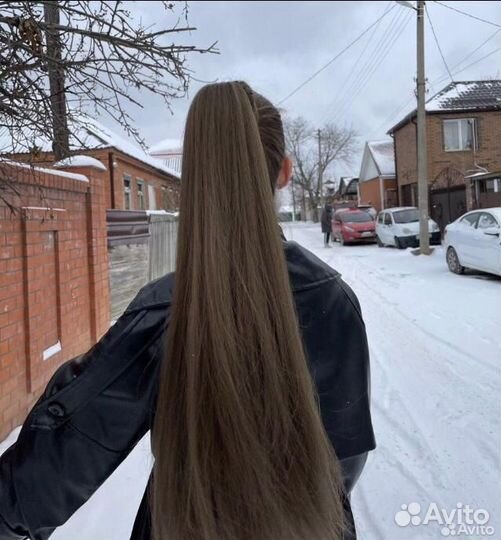 Накладной хвост. Шоколад