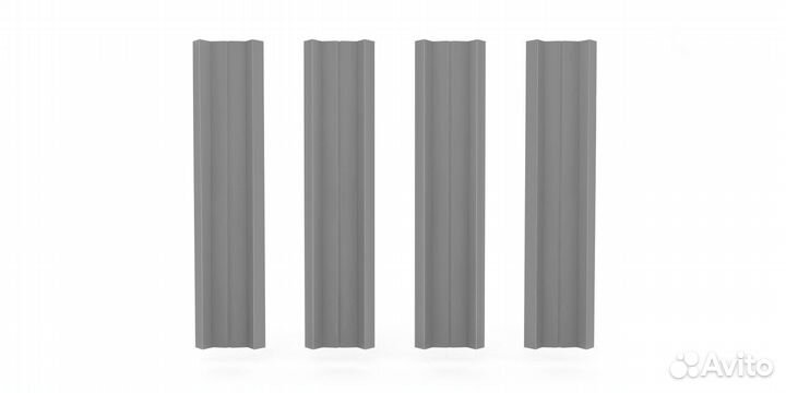 Штакетник металлический 6 форм