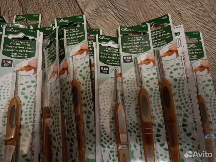Крючок для вязания clover Soft Touch