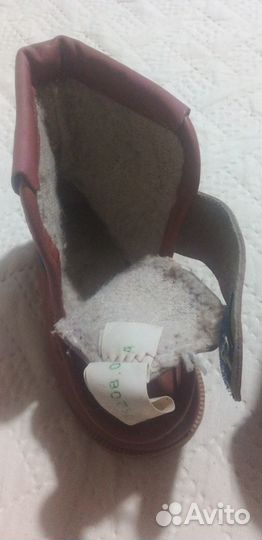 Детские кожаные ботиночки зима СССР