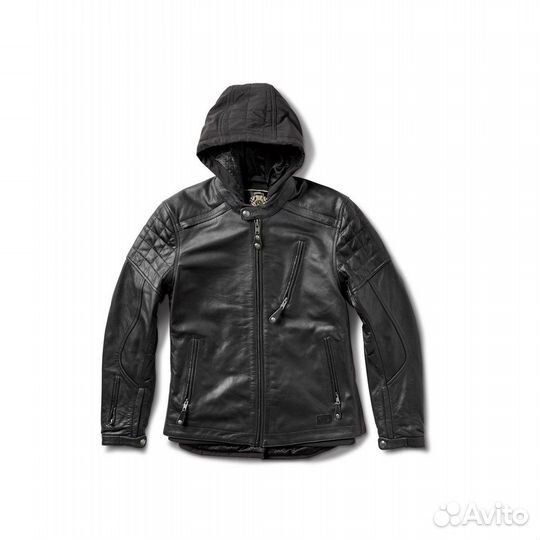 Кожаная мотокуртка мужская RSD Jagger черная