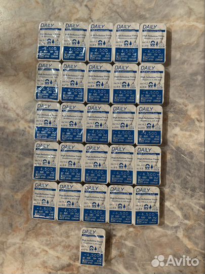 Однодневные контактные линзы adria X