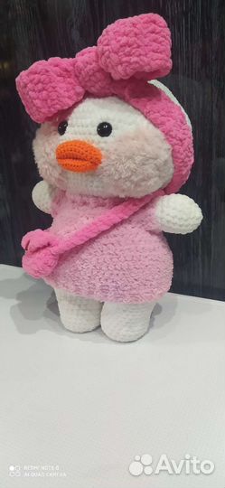 Уточка лалафанфан вязаная,ручная работа