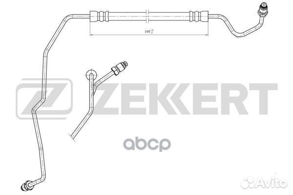 Шланг тормозной задний левый Renault Grand Scenic