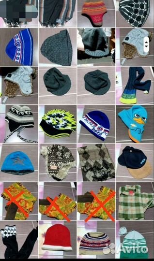Шапкаи мужские, подростков,детские