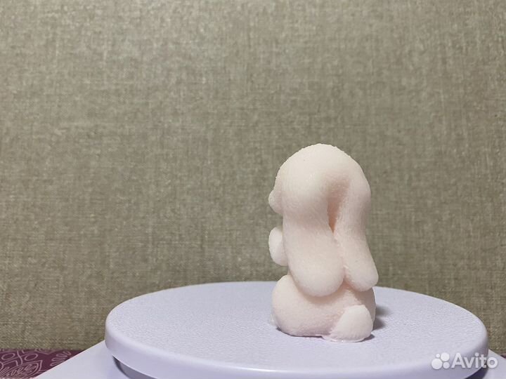 Молд форма силиконовая зайка для шоколада мыла