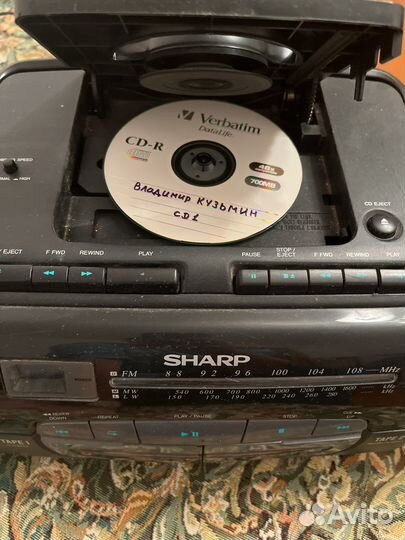 Музыкальный центр sharp WQ-C060