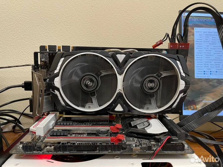 Продается видеокарта MSI 1070ti Armor