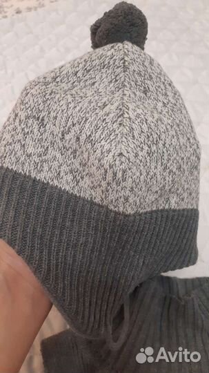 Комплект шапка и шарф для мальчика