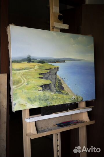 Картина маслом на холсте, размер 50х70см