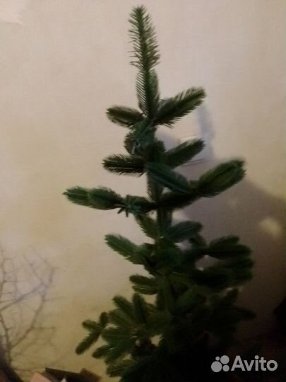 Ель искуственная литая винтаж СССР
