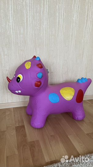 Динозавр резиновый, фитбол