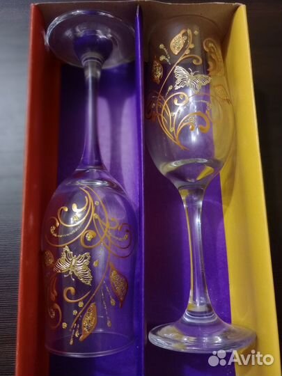 Бокалы новые в коробке