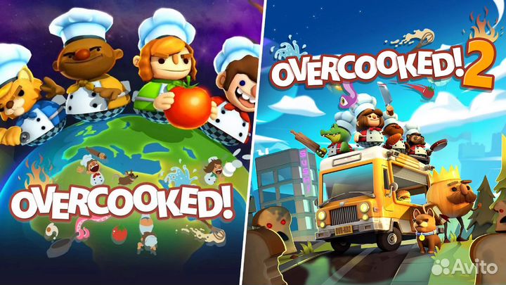 Overcooked + Overcooked 2 PS4/PS5